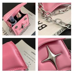 image-Retro One Shoulder Casual Commuter Handheld Crossbody Bag