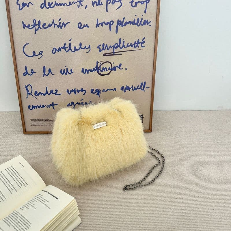 image-Plush Bag Women's Fashion Imitation Fox Fur