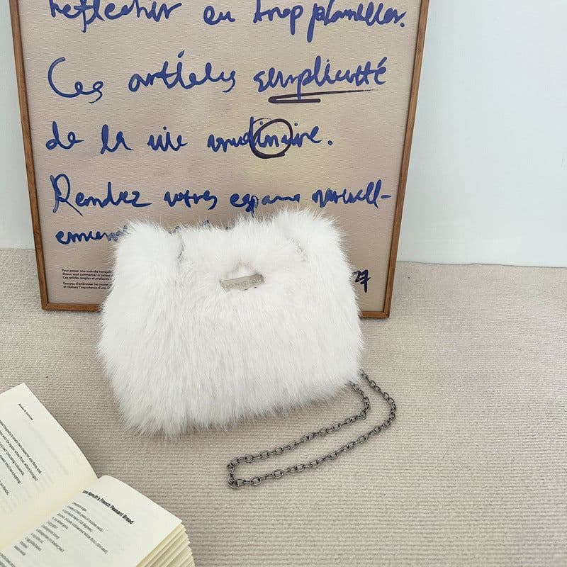 image-Plush Bag Women's Fashion Imitation Fox Fur