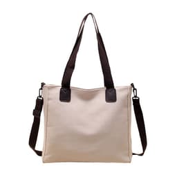 image-Shoulder Handbag Canvas Bag Large Capacity