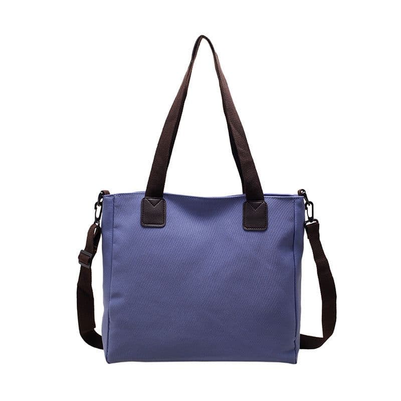 image-Shoulder Handbag Canvas Bag Large Capacity