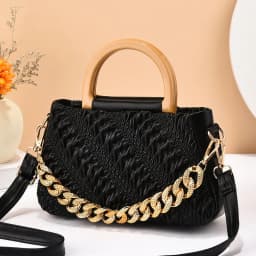 image-Women's Fashion Special-interest Pleated Cloud Messenger Bag