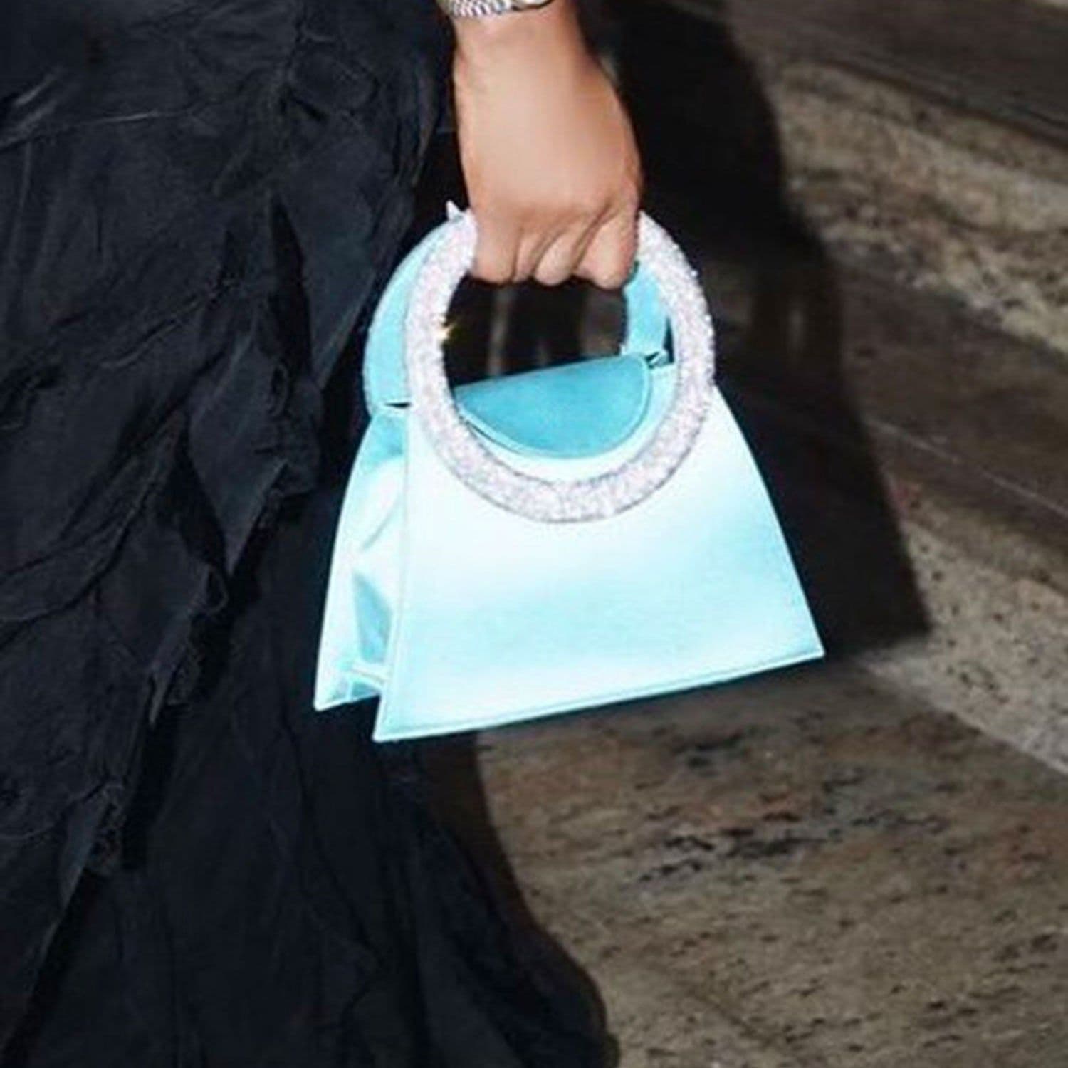 image-Diamond Style Fairy Super Rhinestone Trapezoid Shoulder Messenger Bag