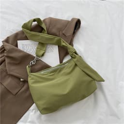 image-Minority All-match Elegant Campus Canvas Women's Shoulder Bag