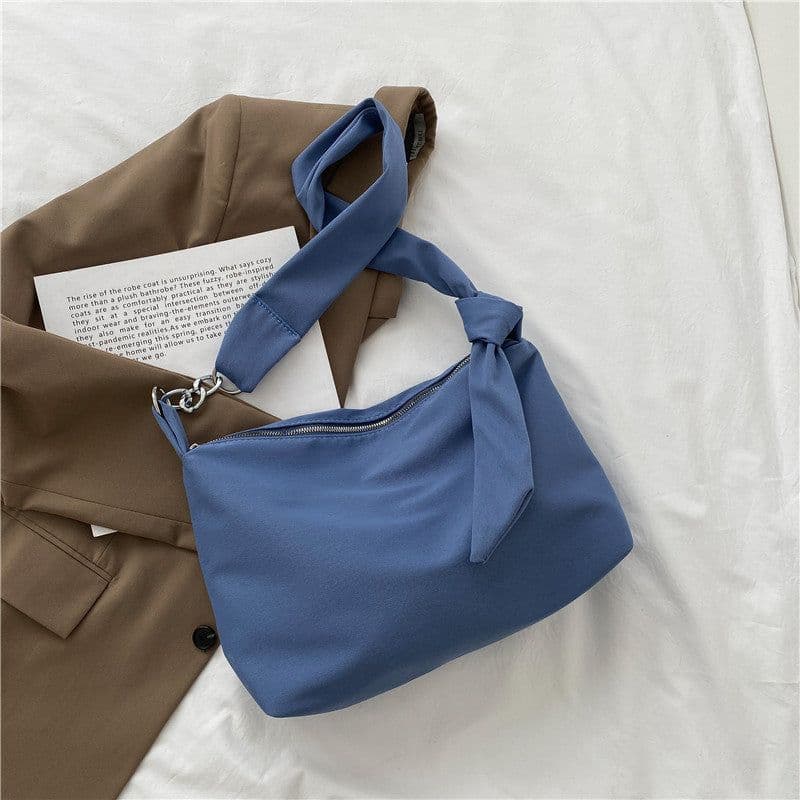 image-Minority All-match Elegant Campus Canvas Women's Shoulder Bag