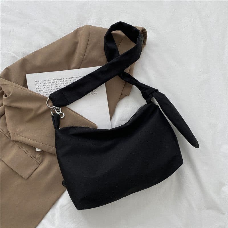 image-Minority All-match Elegant Campus Canvas Women's Shoulder Bag