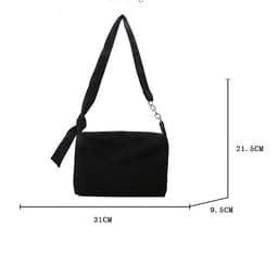 image-Minority All-match Elegant Campus Canvas Women's Shoulder Bag