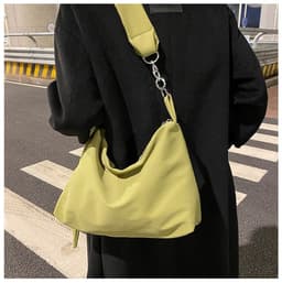 image-Minority All-match Elegant Campus Canvas Women's Shoulder Bag