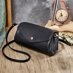 image-High-grade First Layer Cowhide With More Than Handmade Bag Compartments