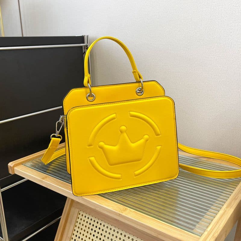 image-Women's Shoulder Bag Embossed Simple Cross-border PU Soft Leather Textured