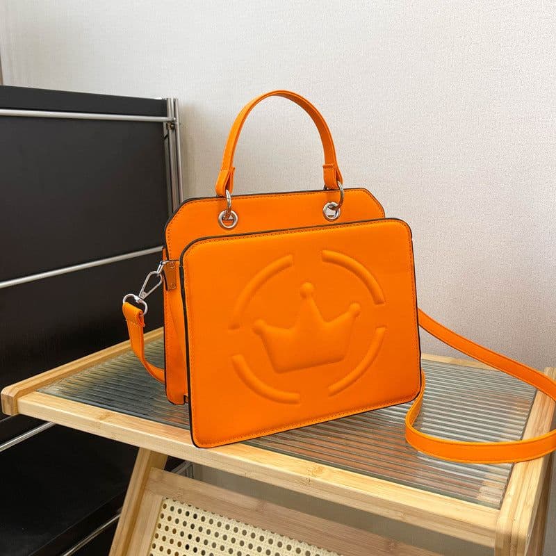 image-Women's Shoulder Bag Embossed Simple Cross-border PU Soft Leather Textured
