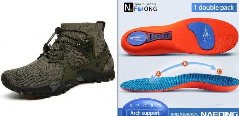 image-Large Size Outdoor Casual Men's Hiking Shoes