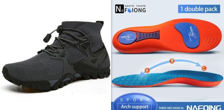 image-Large Size Outdoor Casual Men's Hiking Shoes