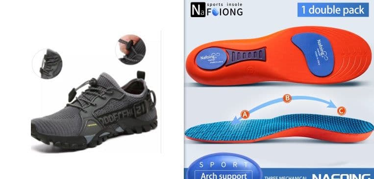image-Large Size Outdoor Casual Men's Hiking Shoes
