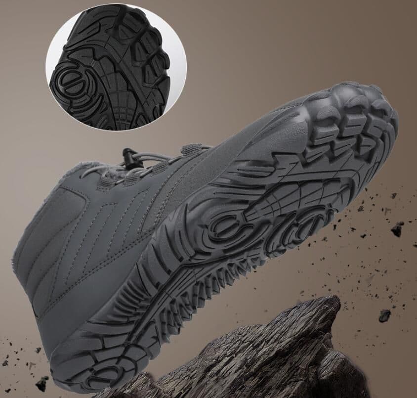 image-Warm Five-finger Outdoor Sports Cotton Shoes Boots Wear-resistant Non-slip