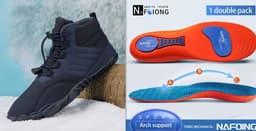 image-Warm Five-finger Outdoor Sports Cotton Shoes Boots Wear-resistant Non-slip