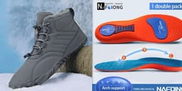image-Warm Five-finger Outdoor Sports Cotton Shoes Boots Wear-resistant Non-slip