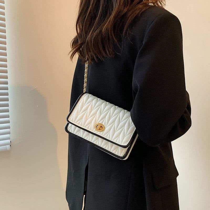 image-Simple Autumn Leisure Fashion Chain Small Square Bag