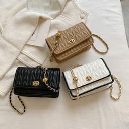 image-Simple Autumn Leisure Fashion Chain Small Square Bag