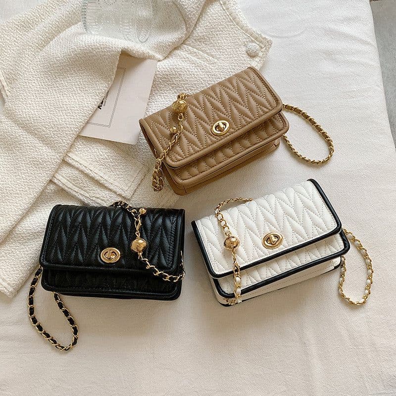 image-Simple Autumn Leisure Fashion Chain Small Square Bag