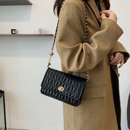 image-Simple Autumn Leisure Fashion Chain Small Square Bag