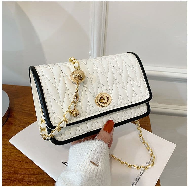 image-Simple Autumn Leisure Fashion Chain Small Square Bag