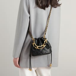 image-Fashion Crossbody Bucket Mini Portable Shoulder Leather Women Bag