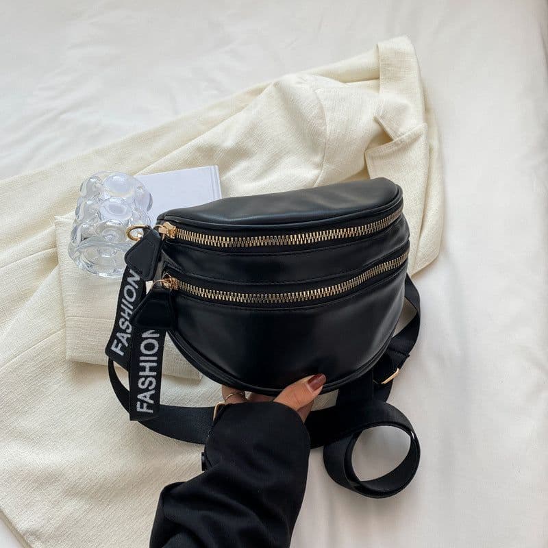 image-Summer New Minority All-match Crossbody Saddle Bag