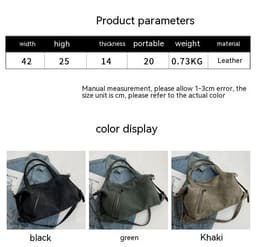 image-Casual Large Capacity Women's Fashion Retro Shoulder Bag
