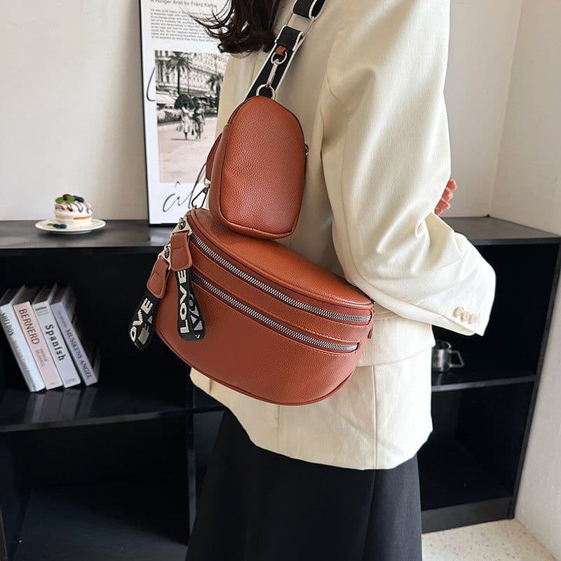 image-Women's Fashion Simple Shoulder Messenger Bag