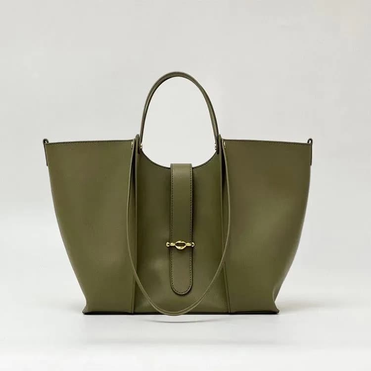 image-Genuine Leather Large Capacity Bag High-grade Tote Bag For Women