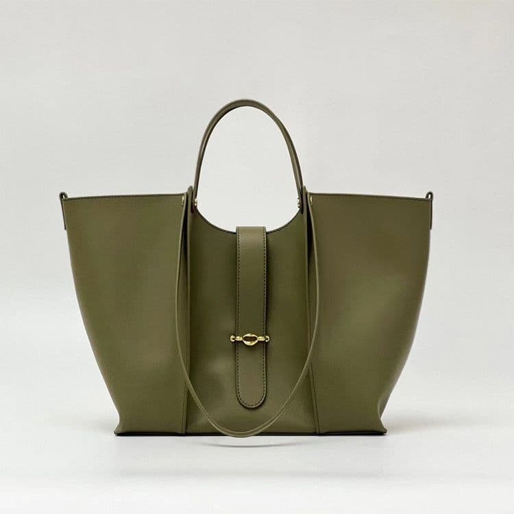 image-Genuine Leather Large Capacity Bag High-grade Tote Bag For Women
