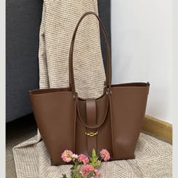 image-Genuine Leather Large Capacity Bag High-grade Tote Bag For Women