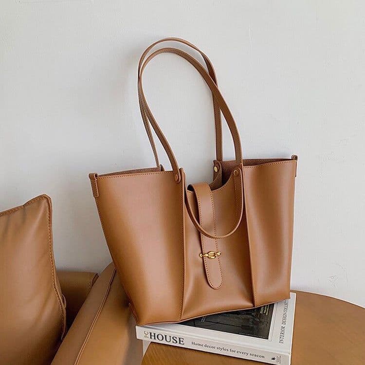 image-Genuine Leather Large Capacity Bag High-grade Tote Bag For Women