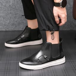 image-High-top Board Shoe 38-46 Size Fashion Retro Trend