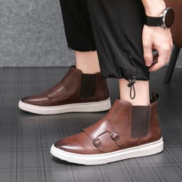 image-High-top Board Shoe 38-46 Size Fashion Retro Trend