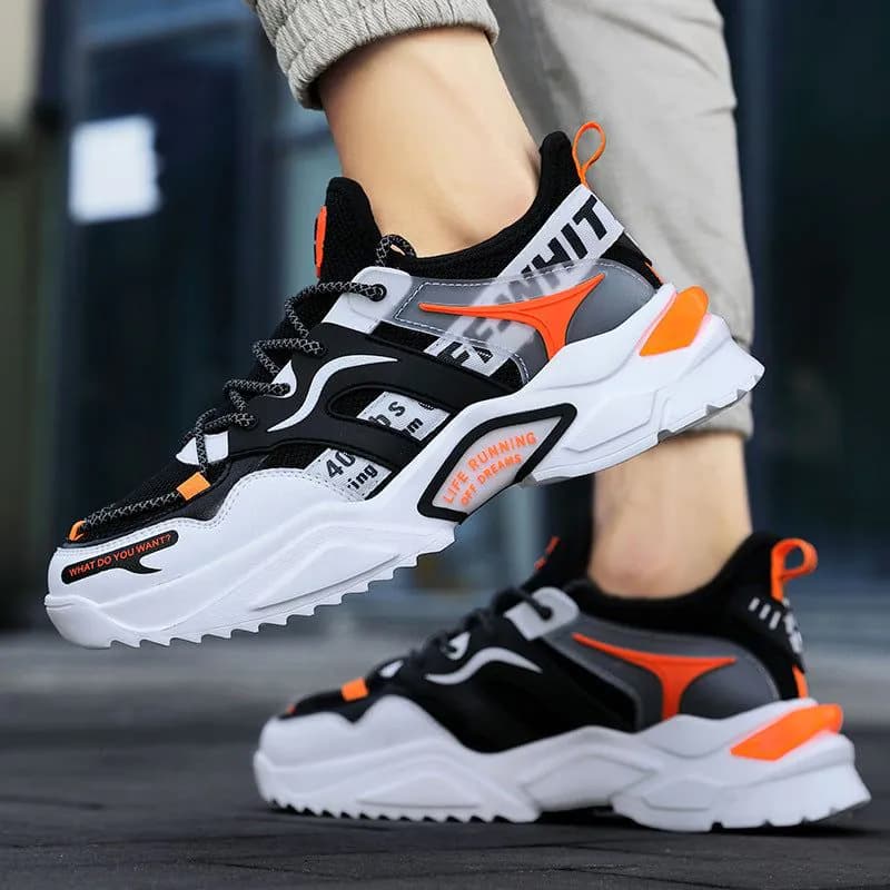 image-Men's Fashion Casual Breathable Platform Sneaker