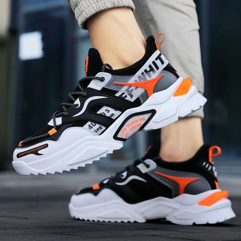 image-Men's Fashion Casual Breathable Platform Sneaker