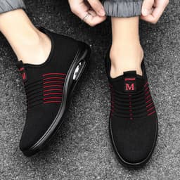 image-Men's Autumn Fly Woven Mesh Casual Sneaker