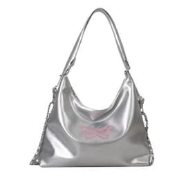 image-Women's Fashion Casual Soft Leather Large Capacity One-shoulder Bucket Bag
