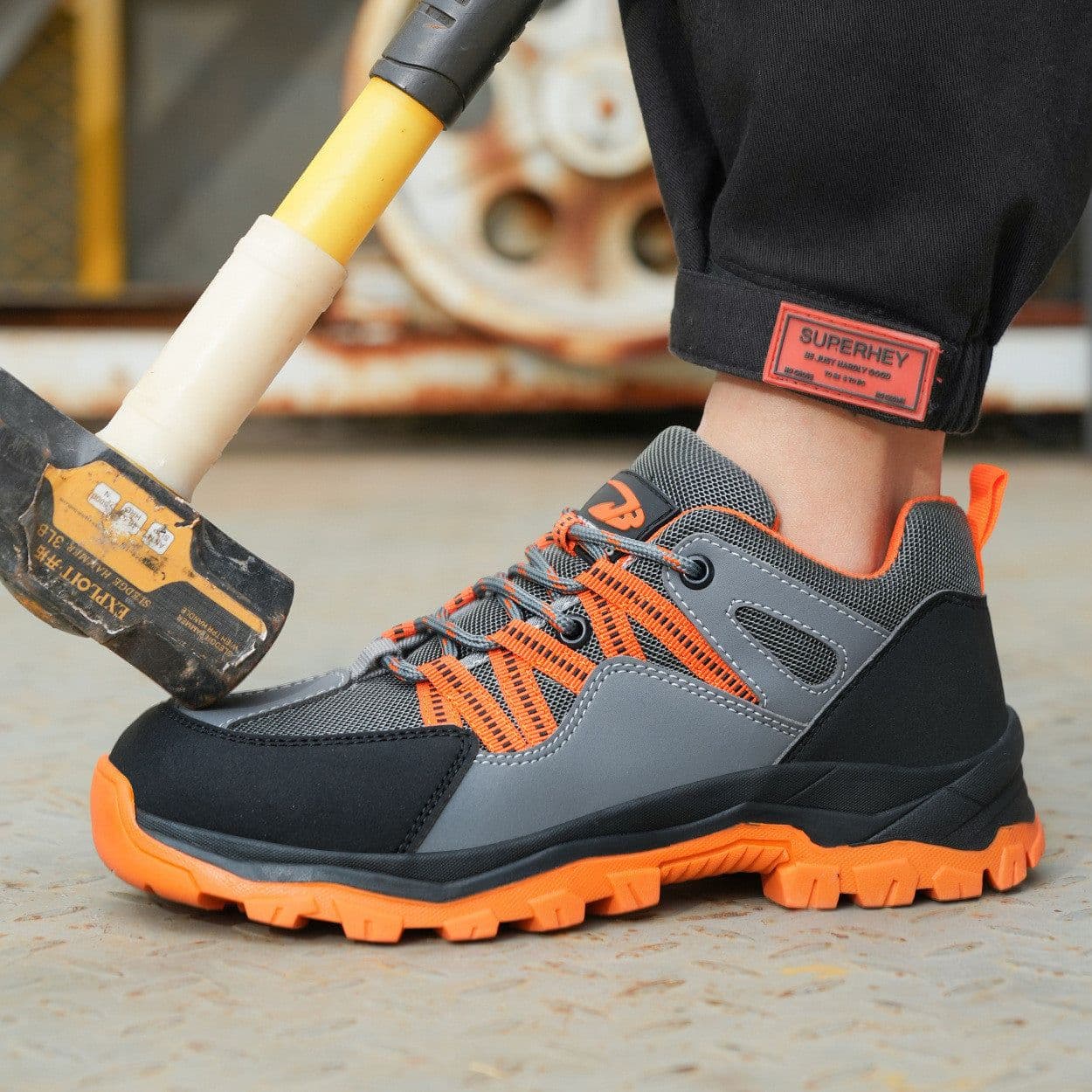 image-Labor Protection Shoe Cotton Men's Anti-smash