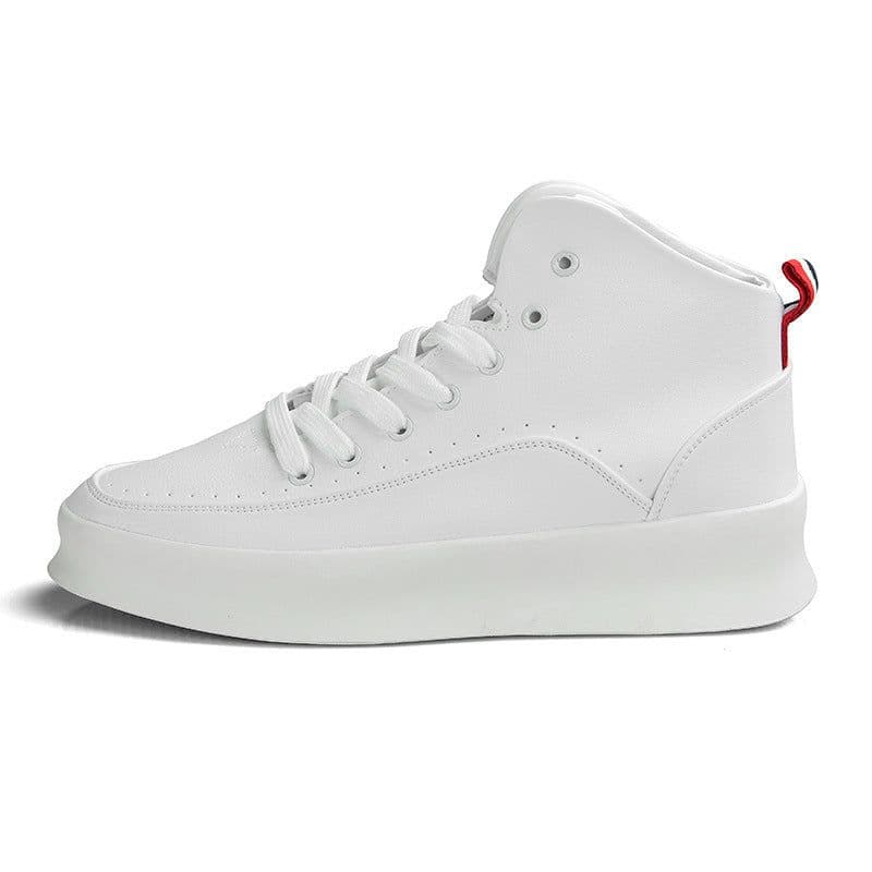 image-Pure White Thick Bottom Casual Sports Skate Shoes
