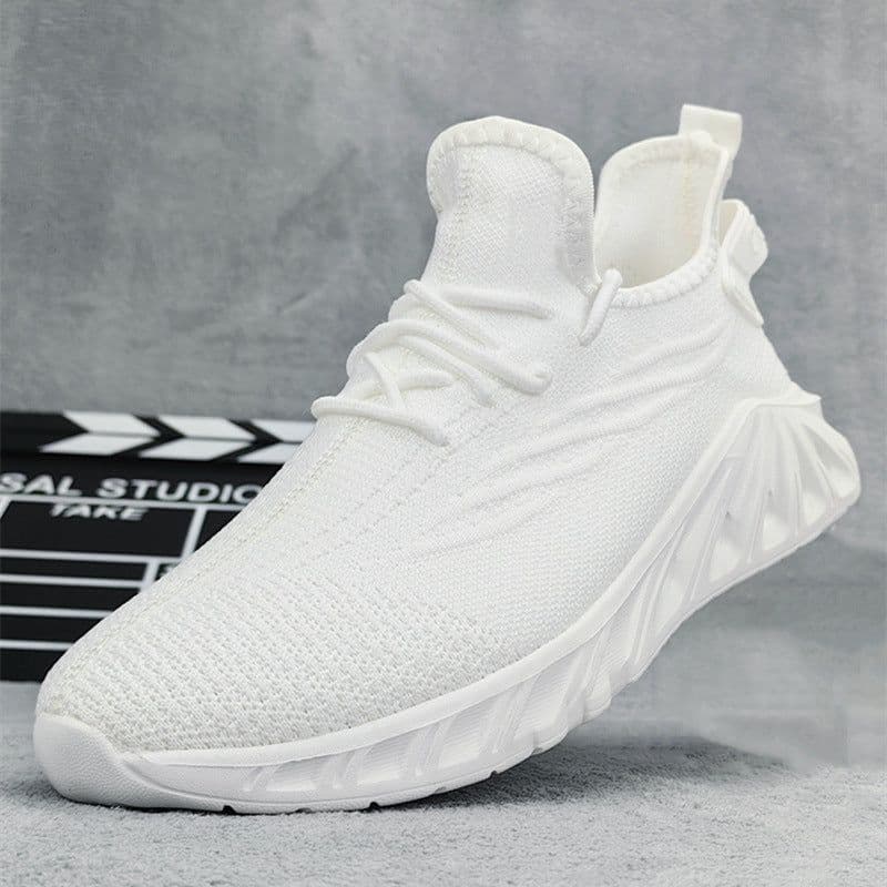 image-Plus Size Flyknit Men's Shoes Leisure Slip-on