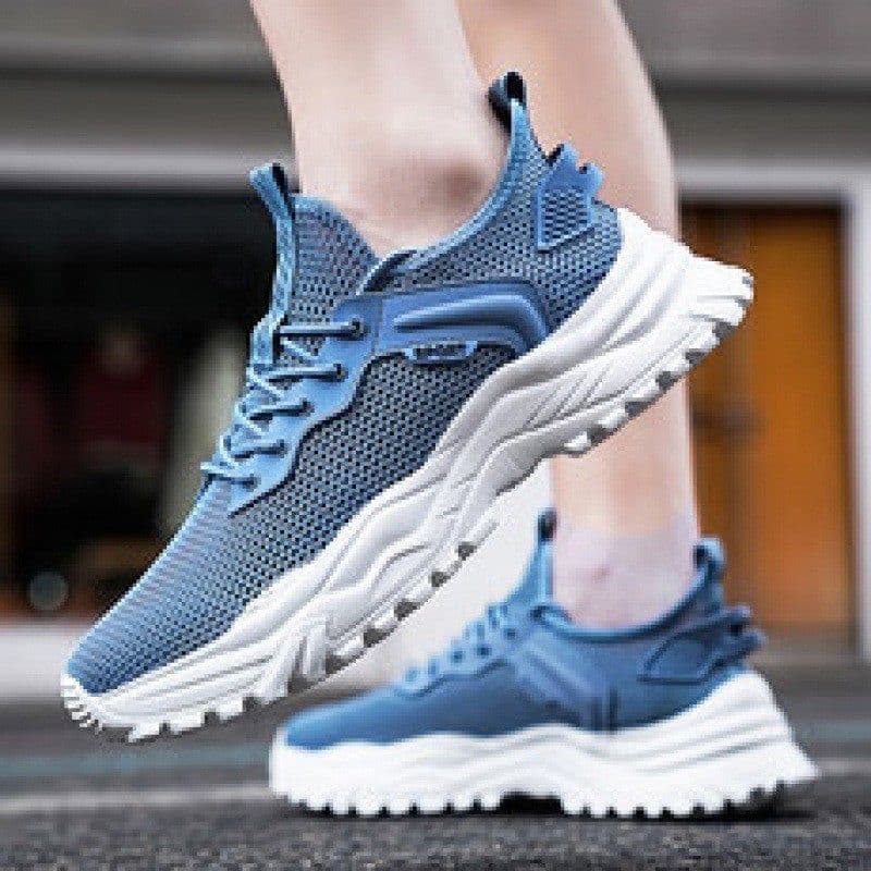 image-Men's Hollow Breathable Mesh Sneakers