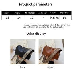 image-Artificial Leather Small Bag For Women Autumn And Winter Wild New Fashion