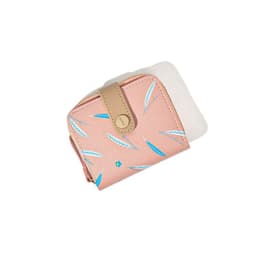 image-Women's Leather Coin Purse Short Cute Small Large Capacity