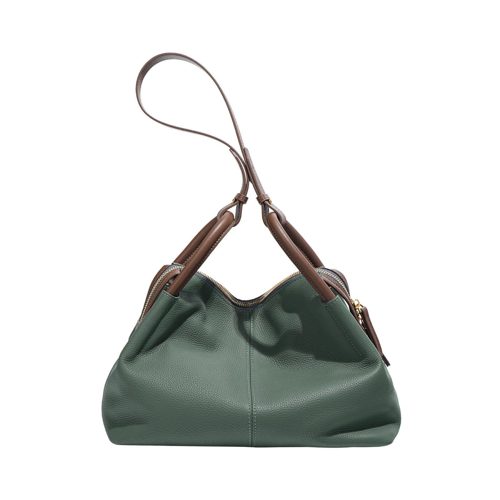 image-Women's First Layer Cowhide Pillow Bag