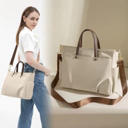 image-Women's Business Shoulder Bag Hand-carrying Oxford Cloth Waterproof