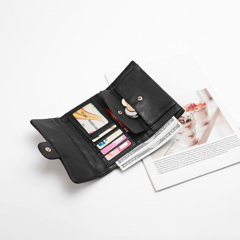 image-Full Sheepskin Women's Wallet Fashion