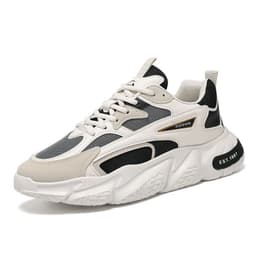 image-Men's Breathable Mesh Sports Shoes Height Increasing Leisure